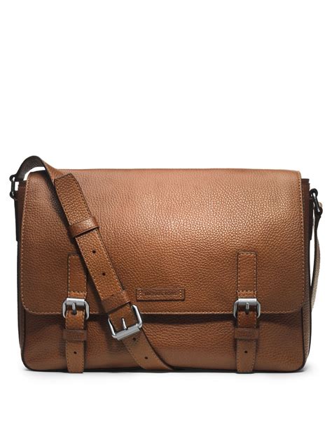 michael kors mens bryant medium leather messenger|Michael Kors Messenger bags for Men .